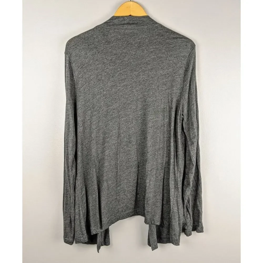 J. Crew Always Open Cardigan Sweater Gray 33418 Size XL